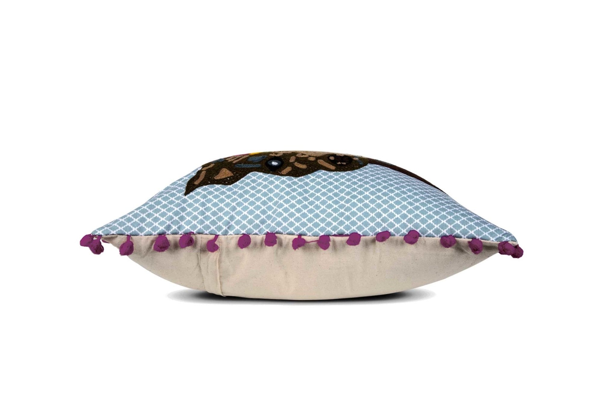 Flower Crown Terrier Pillow