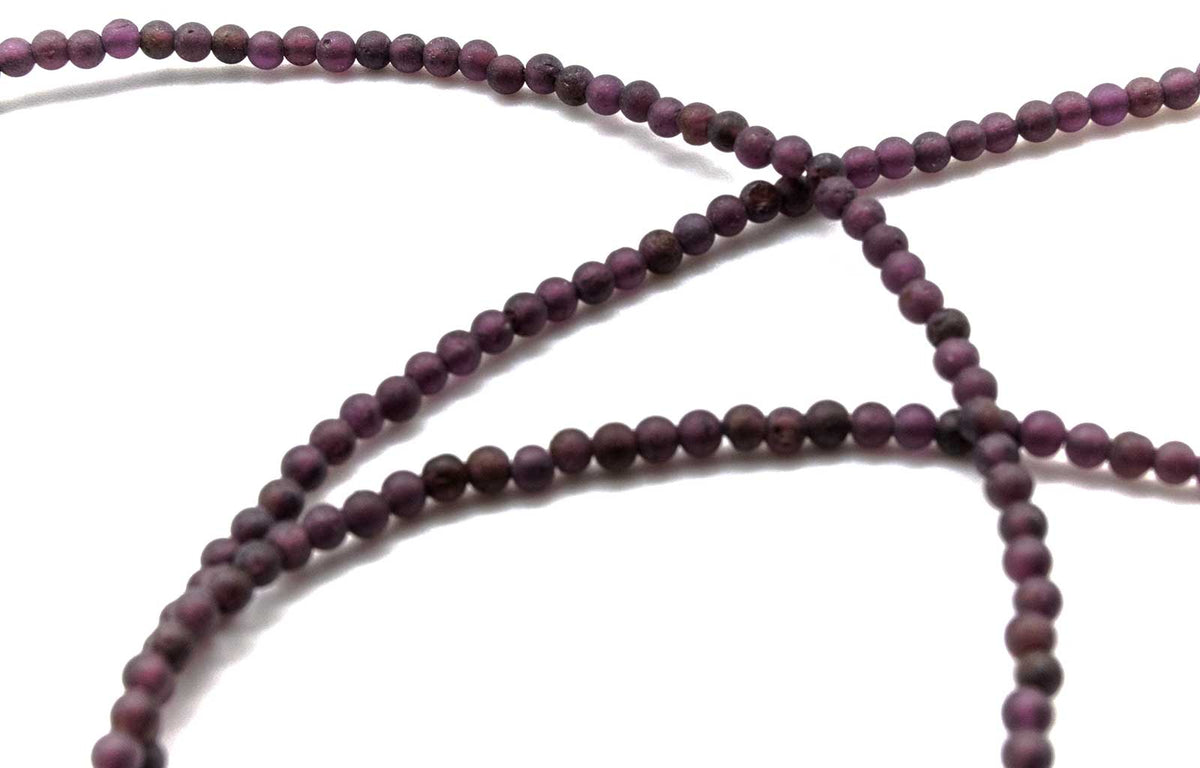 Spinel Gemstones | Richly Black Love Beads | Hand-Ground
