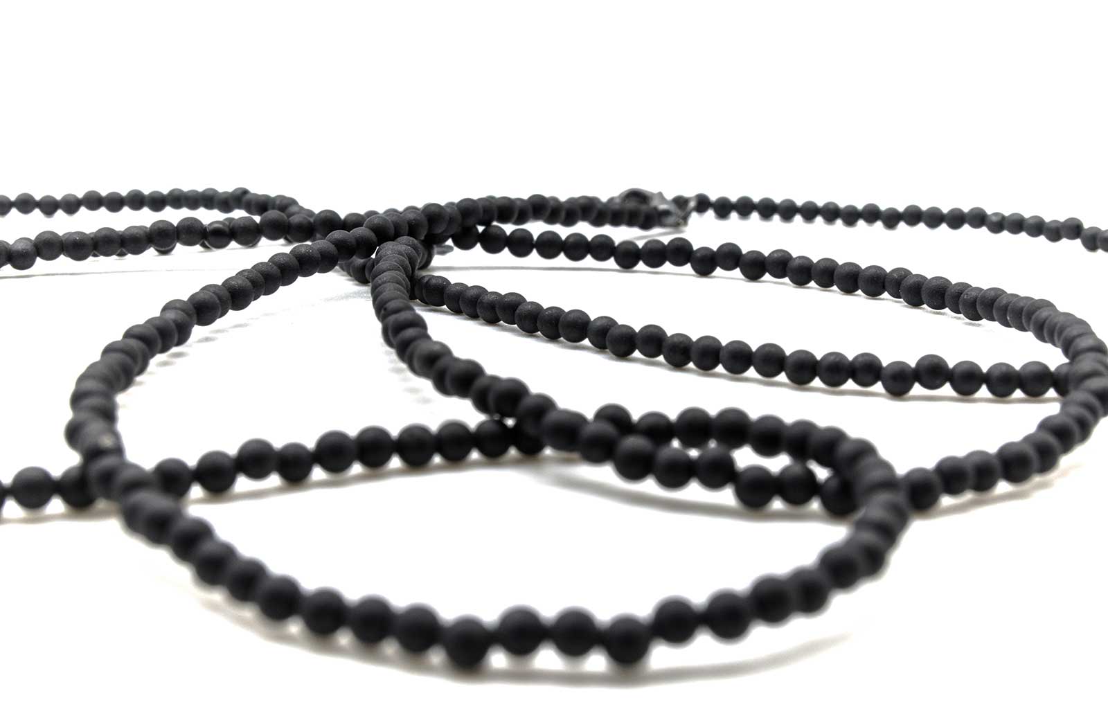 Spinel Gemstones | Richly Black Love Beads | Hand-Ground