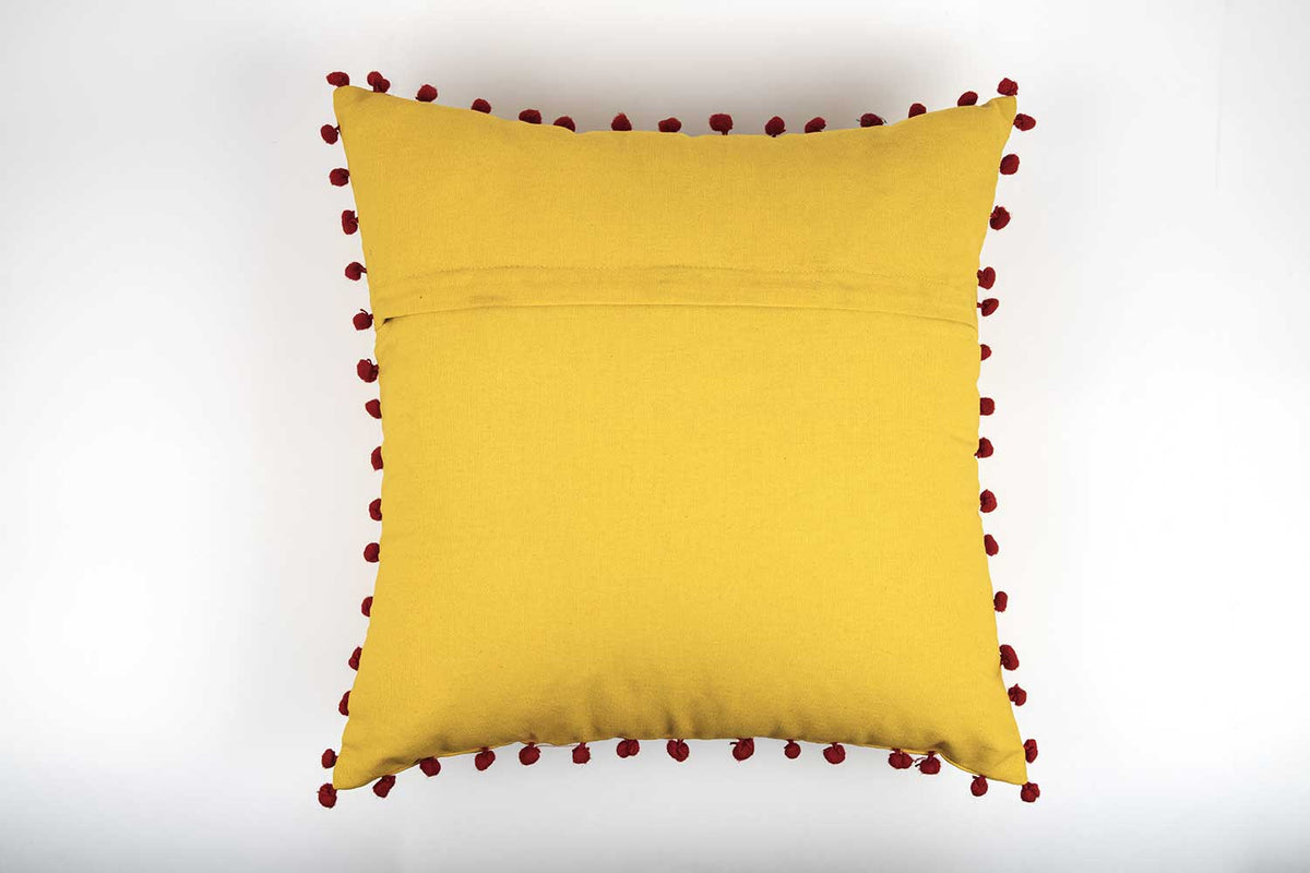 English Bulldog Pillow | Hand Embroidered