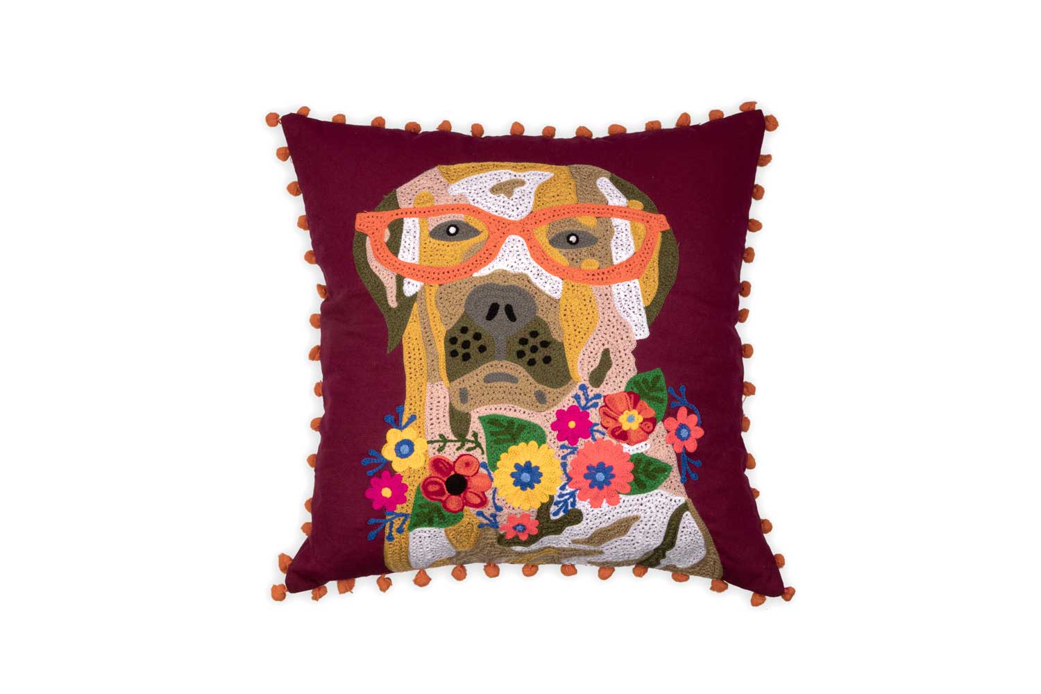 Charming Flower Collar Dog Pillow
