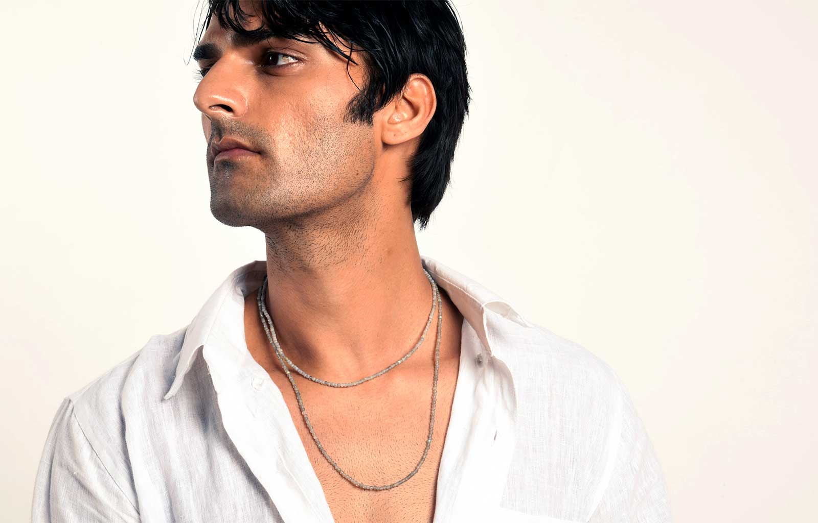 Raw Labradorite Necklace | Handmade | Unpolished Love Beads