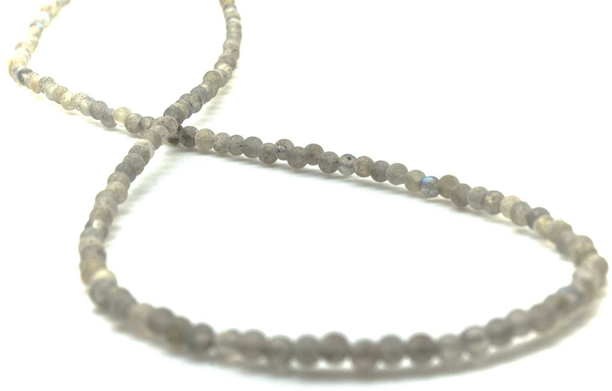 Raw Labradorite Necklace | Handmade | Unpolished Love Beads